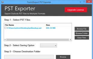 ToolstoExport PST Exporter screenshot 1
