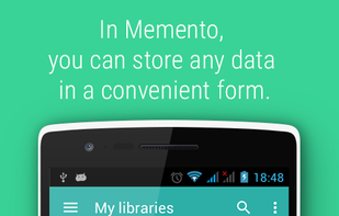Memento Database for Android is a fully native application with rich functionality.