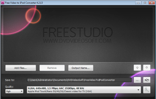 Free Video to iPod Converter screenshot 1