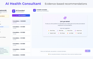 SupplementIQ AI Consultant AI 