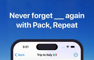Pack, Repeat: Travel Packing List screenshot 3