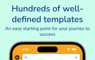 Hundreds of well-defined templates