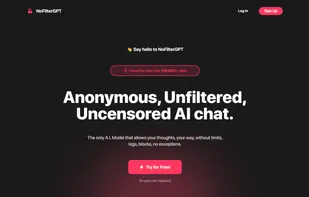 NoFilterGPT screenshot 1