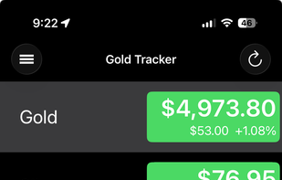 Gold Tracker screenshot 1