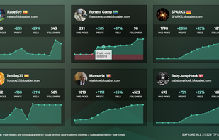 Blogabet screenshot 1