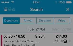 Busradar on Iphone(2)