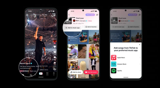 TikTok partners with Spotify, Amazon Music, and Apple Music for 'Add to Music App' feature image