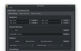 SHM Modbus screenshot 1