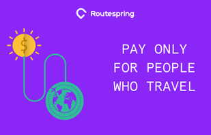 Get access to unlimited bookings and unlimited travel support, but pay only for people who travel.
