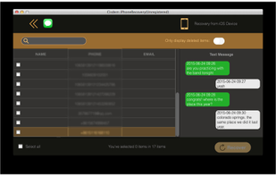 Cisdem iPhone Recovery screenshot 1