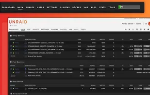 Unraid screenshot 1