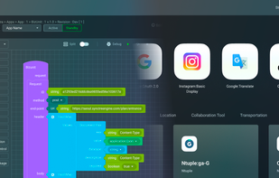 Block Store, a platform for buying and selling pre-made backend function blocks like App Store
