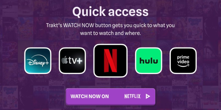 Trakt introduces 'Watch Now' feature image