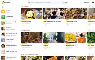 Dishlist screenshot 1