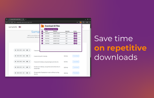 Save time on repetitive downloads