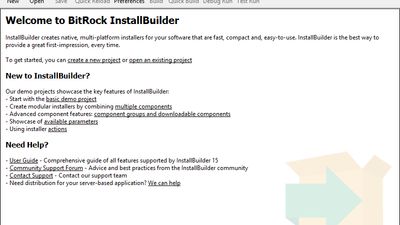InstallBuilder screenshot 1