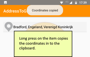 AddresstoGPS II screenshot 2