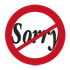 Just Not Sorry -- the Gmail Plug-in icon