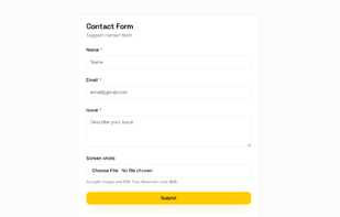 Contact form