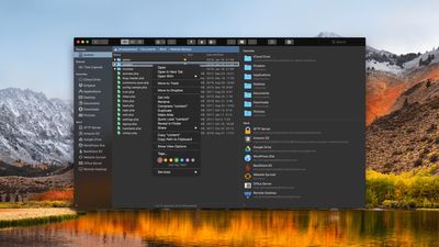 ForkLift is available in Dark Mode * In the Favorite Manager you can manage all your Favorites