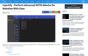 A tool presentation page