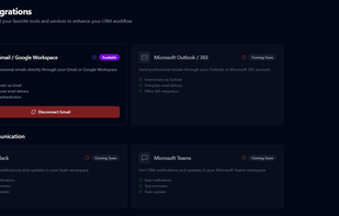 Gmail and other integrations