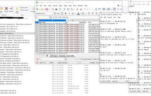 Bulk exported organized transcript files ready to use, sorted by video title.