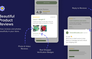 Gather and show customer-submitted reviews, photos and videos on your site.