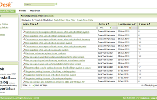 Customer support forums