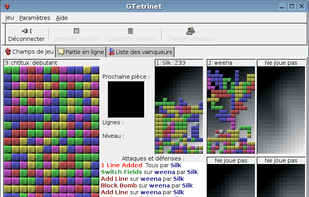 TetriNET screenshot 1
