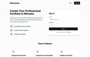 Resumee screenshot 1