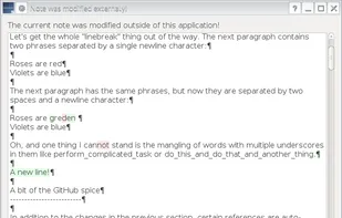 QOwnNotes notes diff