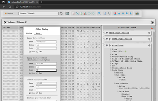 NTFS File Record fast locating