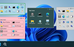 Din Quick Launch Toolbar screenshot 1
