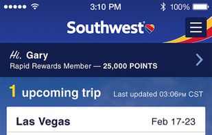 Southwest Airlines screenshot 1