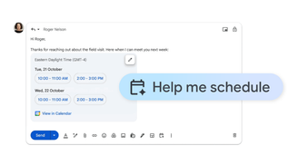 Google adds Gemini-powered scheduling feature to Gmail for easier meeting organization image