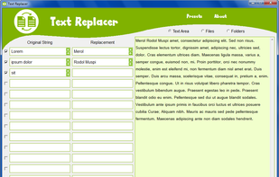 Text Replacer screenshot 1