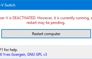Hyper-V Switch screenshot 3
