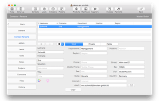 Philasmicos R5 CRM screenshot 3