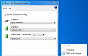 Power Scheme Switcher screenshot 1