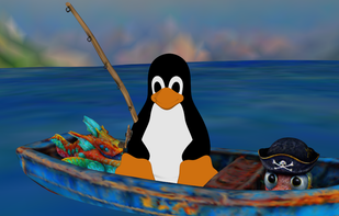 Tux Fishing screenshot 1