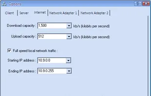Traffic Shaper XP screenshot 2