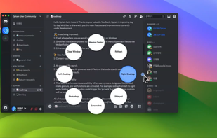 Using Gesture Pop up