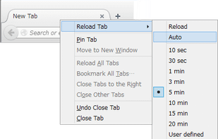 Tab Auto Reload by Schuzak screenshot 1