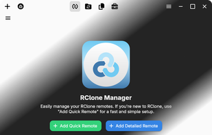 RClone Manager screenshot 1