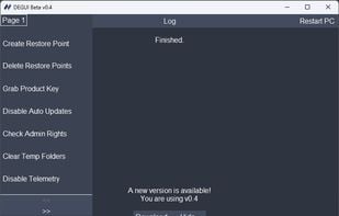 DEGUI screenshot 1