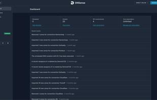 DNSense - Dashboard