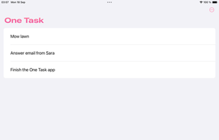 One Task screenshot 3