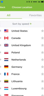 HideIP VPN screenshot 2