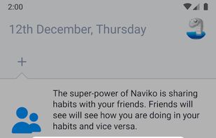 Naviko - social habit tracker screenshot 1